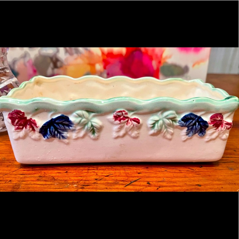 Hand Painted ceramic vase Made in OCCUPIED Japan